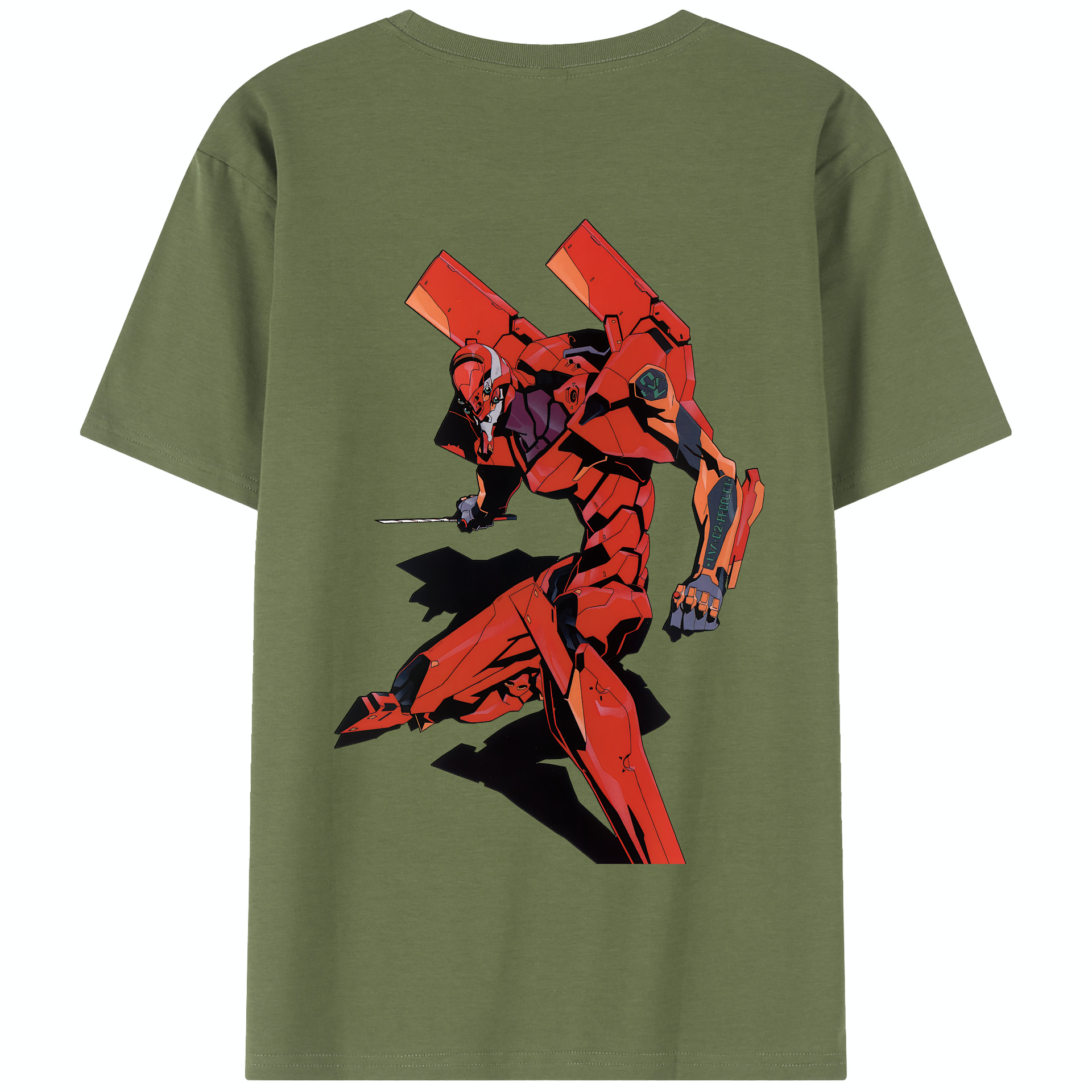 （画像用） EVA 新世紀エヴァンゲリオン 綿100％半袖Tシャツ（背面プリント）